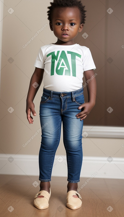 Nigerian infant boy with  blonde hair