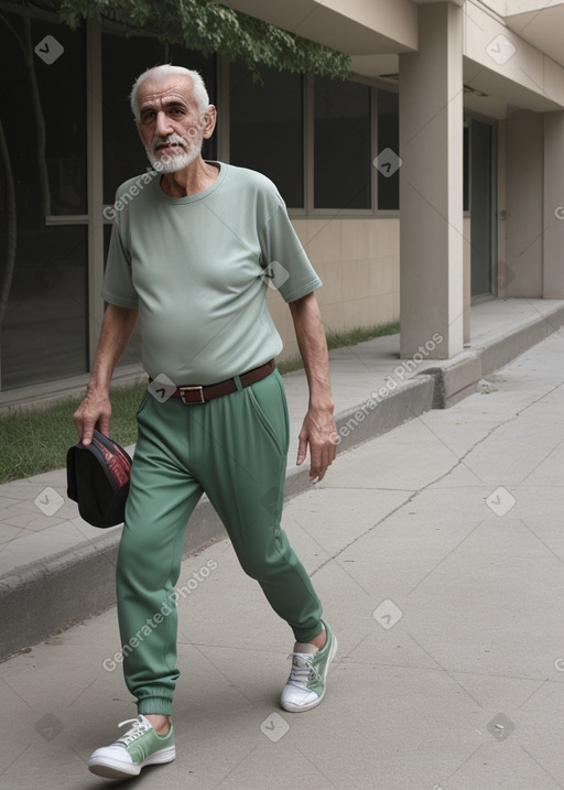 Syrian elderly male with  gray hair