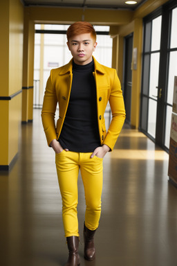 Filipino young adult male with  ginger hair