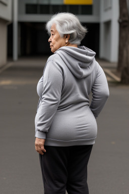 Colombian elderly female with  gray hair