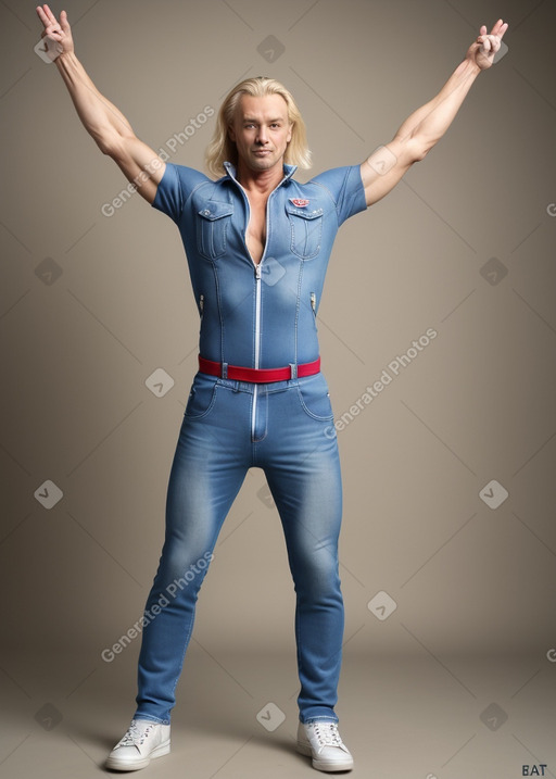 Czech 45 years male with  blonde hair