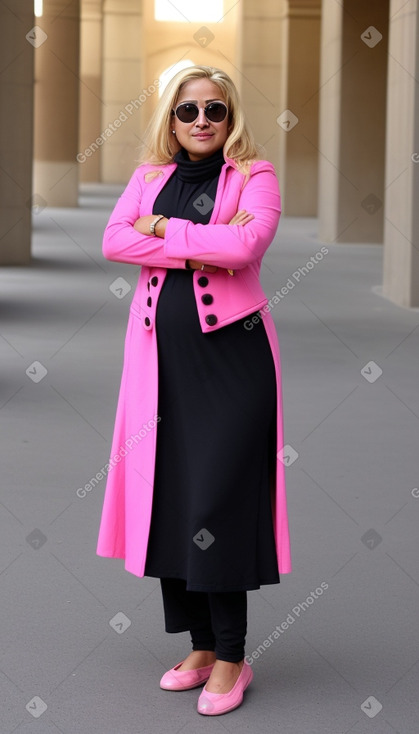 Omani 45 years female with  blonde hair