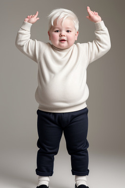 Dutch infant boy with  white hair