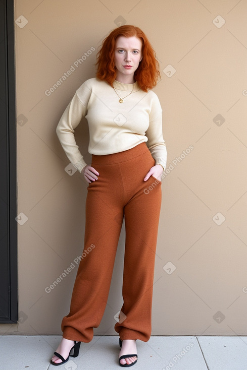 Albanian adult non-binary with  ginger hair