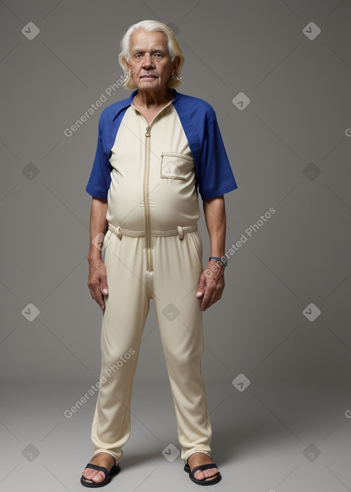 Nicaraguan elderly male with  blonde hair