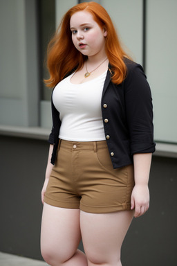 Caucasian young adult female with  ginger hair