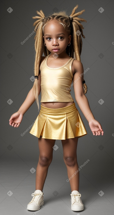 Dominican infant girl with  blonde hair