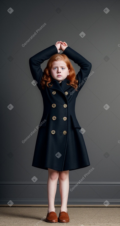 Syrian child girl with  ginger hair