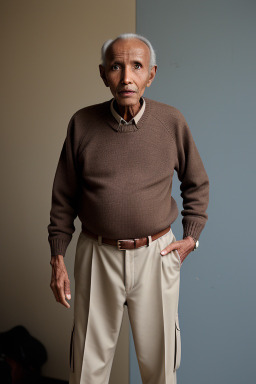 Somali elderly male with  brown hair