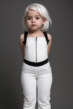 Nicaraguan infant girl with  white hair