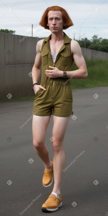 Bolivian adult non-binary with  ginger hair