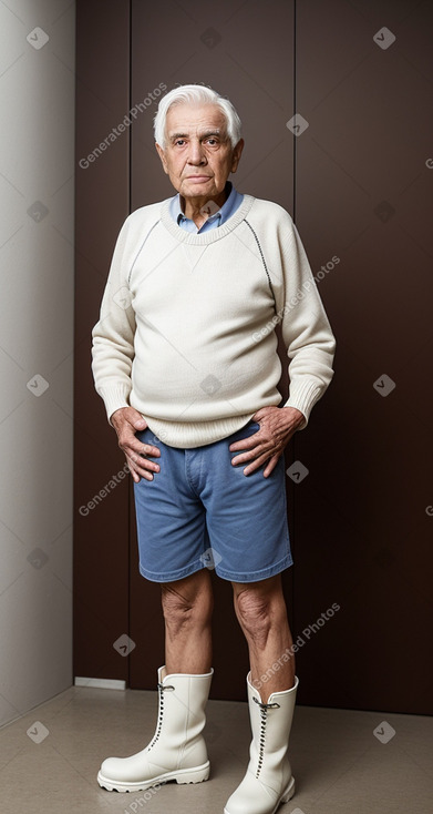 Brazilian elderly male with  white hair