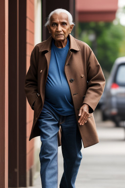 Sri lankan elderly male with  brown hair