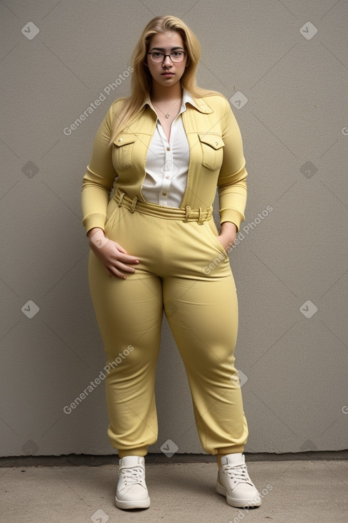 Uruguayan teenager boy with  blonde hair