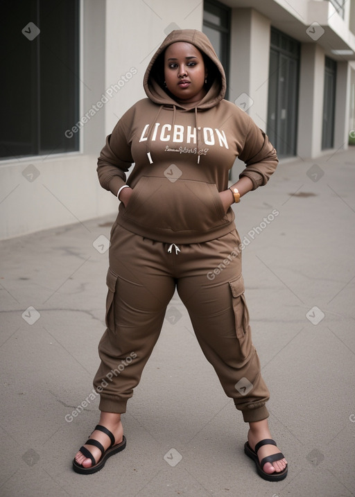 Somali adult female with  brown hair