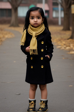 Nepalese infant girl with  black hair