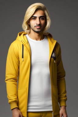 Kuwaiti adult male with  blonde hair