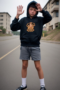 Mongolian teenager boy 