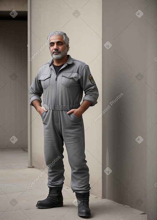 Iraqi middle-aged male with  gray hair