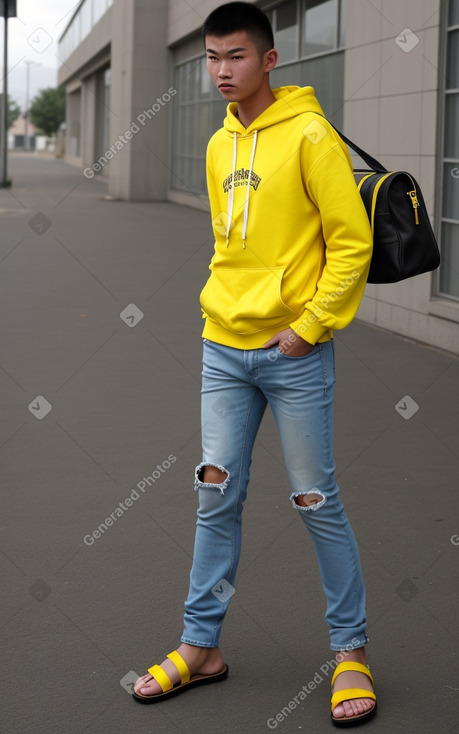 Mongolian teenager male 