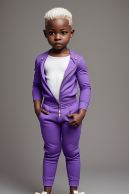 Ghanaian infant boy with  white hair