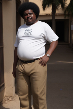 Sudanese middle-aged male with  brown hair