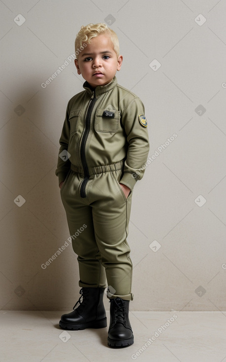 Libyan infant boy with  blonde hair