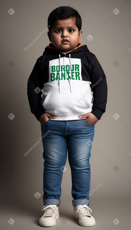 Bangladeshi infant boy with  ginger hair