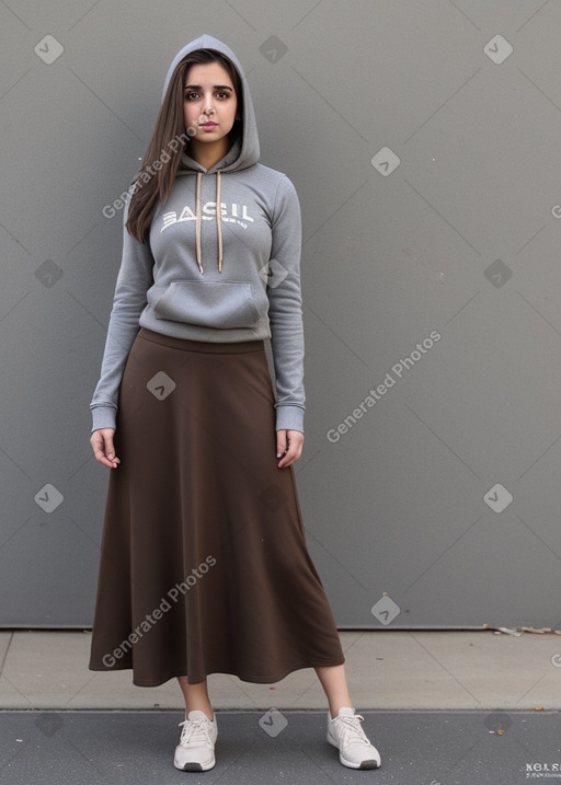 Syrian adult female with  brown hair