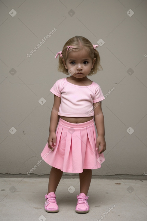 Honduran infant girl with  blonde hair