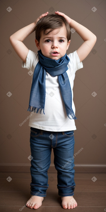 Argentine infant boy with  brown hair