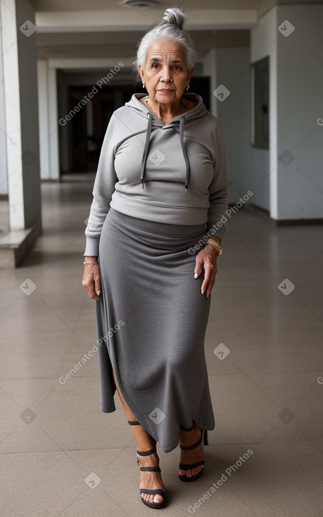 Cuban elderly female with  gray hair