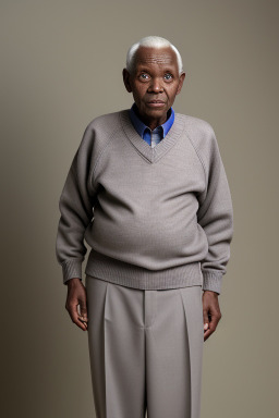 Tanzanian elderly male with  gray hair