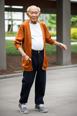 Filipino elderly male with  ginger hair