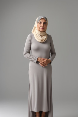 Omani 45 years female with  gray hair