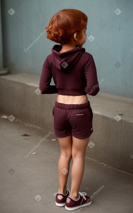 Sri lankan child girl with  ginger hair