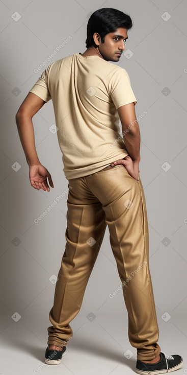 Bangladeshi adult male with  brown hair