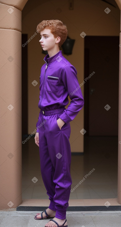 Jordanian teenager boy with  ginger hair