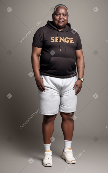 Senegalese middle-aged male with  brown hair