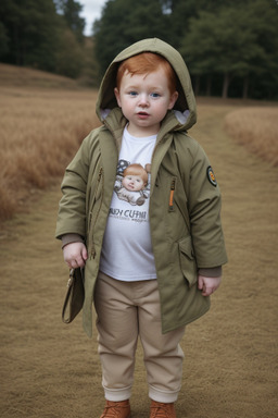 Bulgarian infant boy with  ginger hair