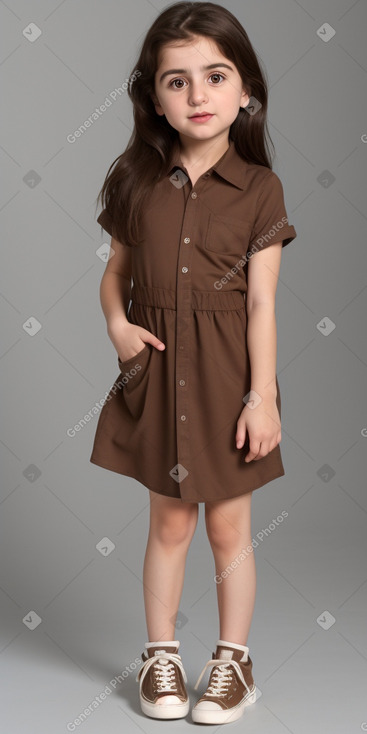 Armenian infant girl with  brown hair