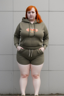 Russian adult female with  ginger hair