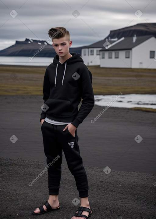 Icelandic teenager boy 