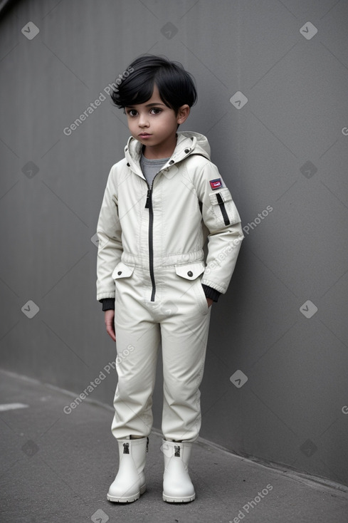 Cuban child boy with  black hair