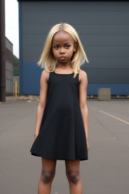 Child female with  blonde hair