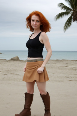 Lebanese adult female with  ginger hair