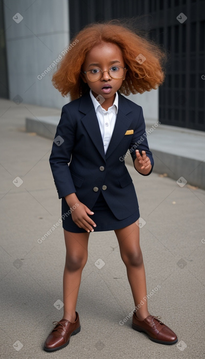 Ethiopian infant girl with  ginger hair