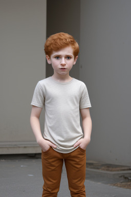 Iranian child boy with  ginger hair