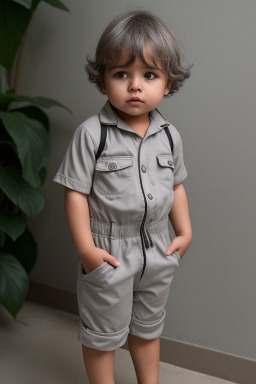 Honduran infant boy with  gray hair