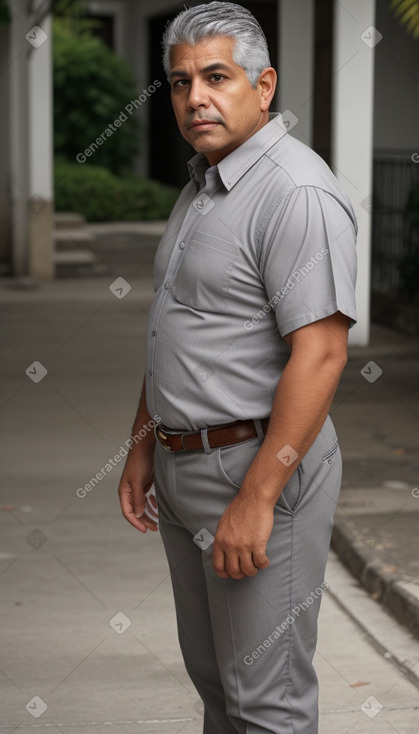 Nicaraguan middle-aged male with  gray hair